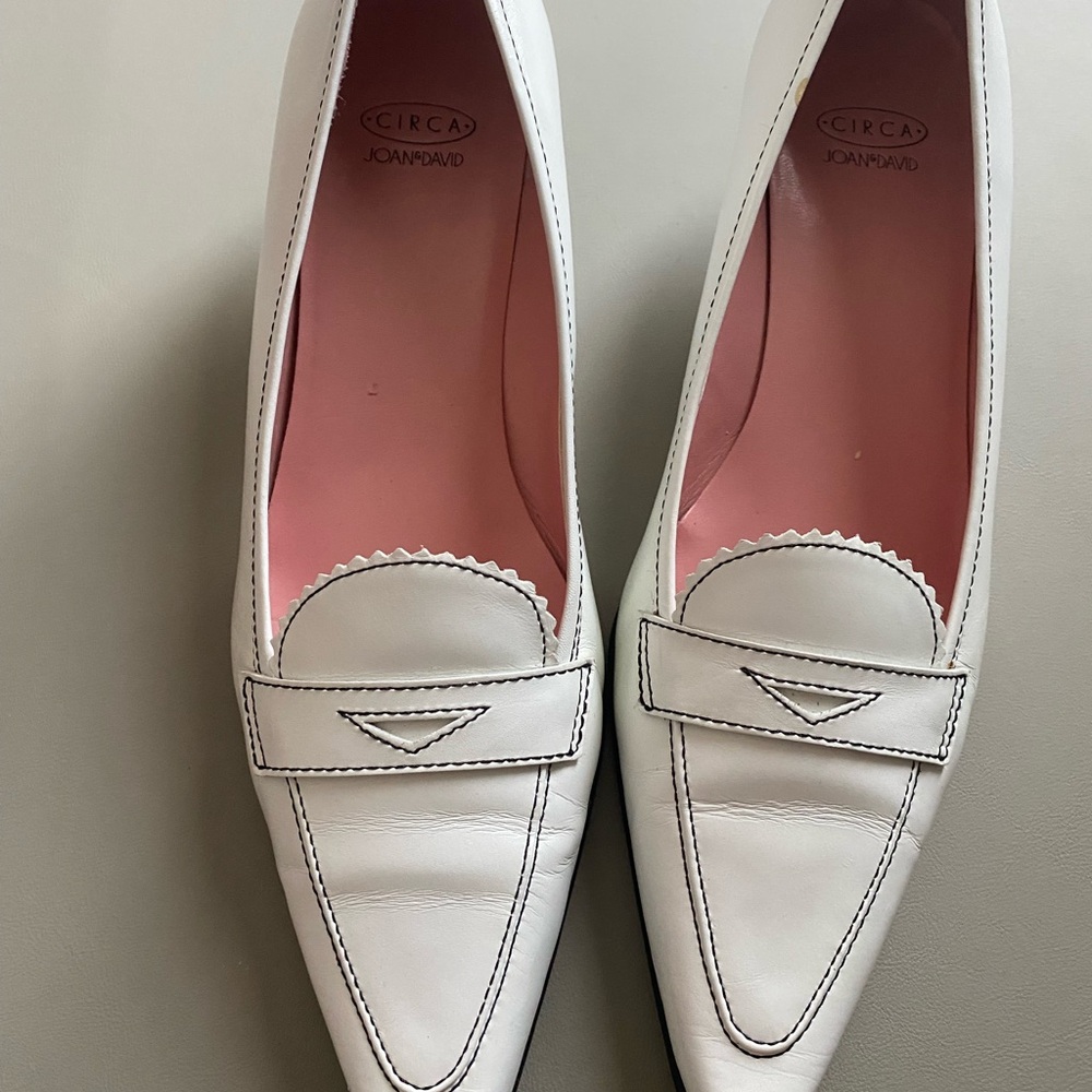 Joan & David White Women's Loafers
